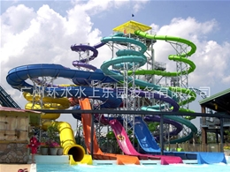 螺旋组合滑梯_水上乐园设备